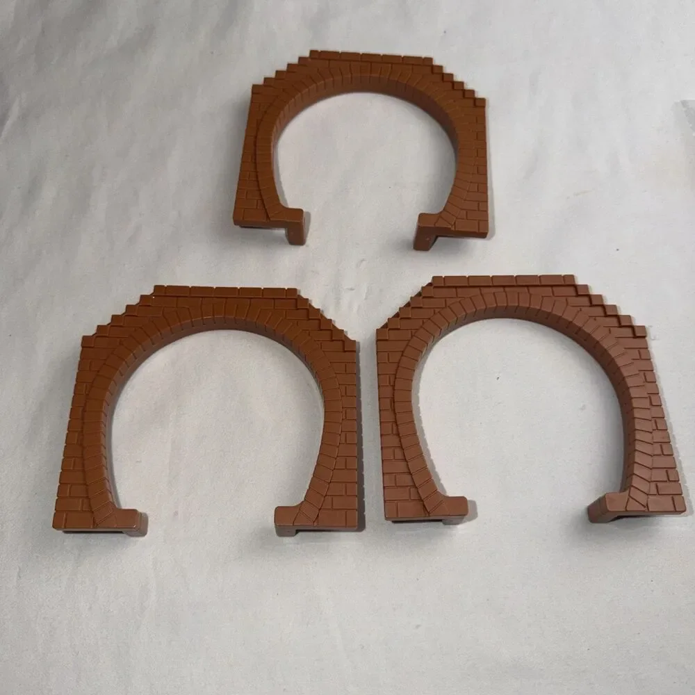 Replacement Brown Brick Tunnel Portals Train Track Sets Thomas Friends VTG
